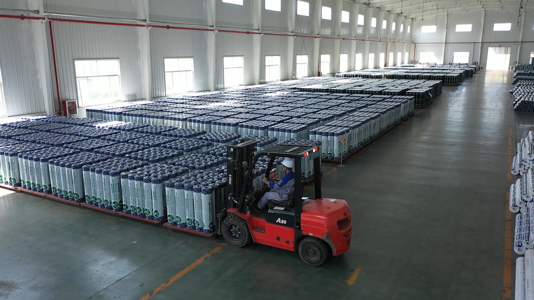 Langfang Hongyuqiao Waterproof Material Co., Ltd. línea de producción del fabricante